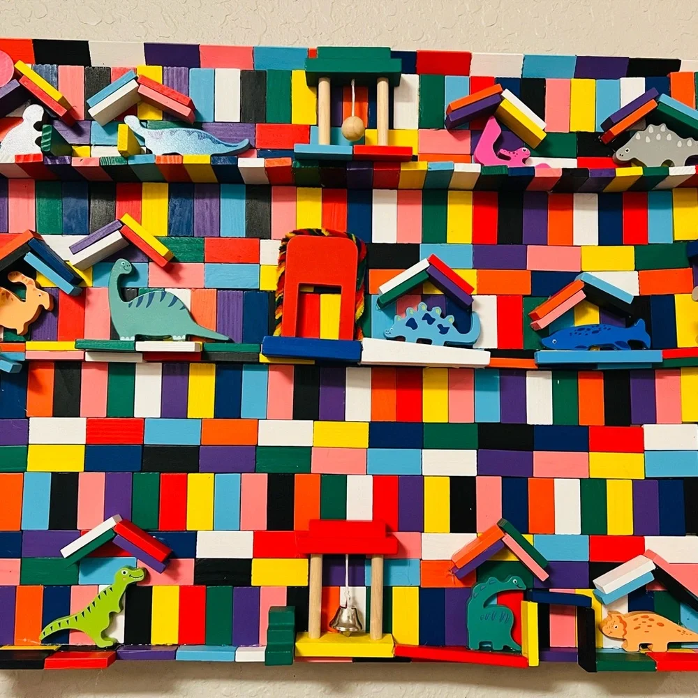 Colorful Dinosaur Wall Decor